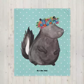 Одеяло Mr. & Mrs. Panda, бирюзовый