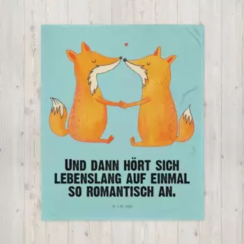 Одеяло Mr. & Mrs. Panda, бирюзовый