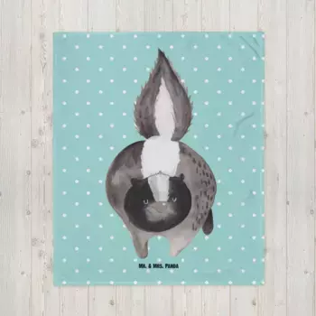 Одеяло Mr. & Mrs. Panda, бирюзовый