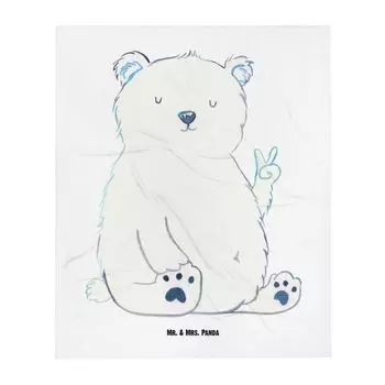 Одеяло Mr. & Mrs. Panda для ленивого белого медведя - белый - подарок, подарок для ребенка, отдых, домашний офис, работа, плюшевый мишка, Тедди, мягкое одеяло для детского уголка, офисная работа, одеяло для ползания