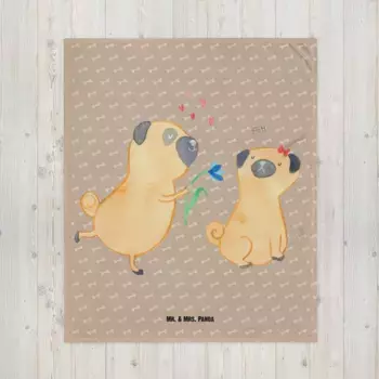 Одеяло Mr. & Mrs. Panda, коричневый