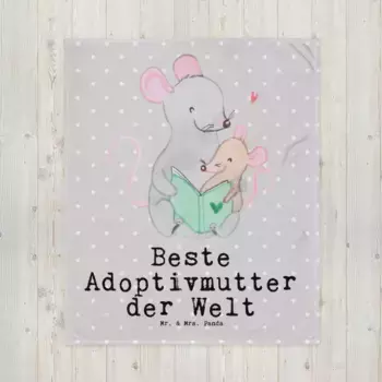 Одеяло Mr. & Mrs. Panda, серый