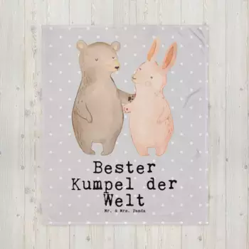 Одеяло Mr. & Mrs. Panda, серый