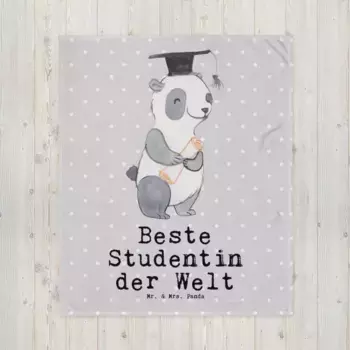 Одеяло Mr. & Mrs. Panda, серый