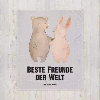 Одеяло Mr. & Mrs. Panda, серый