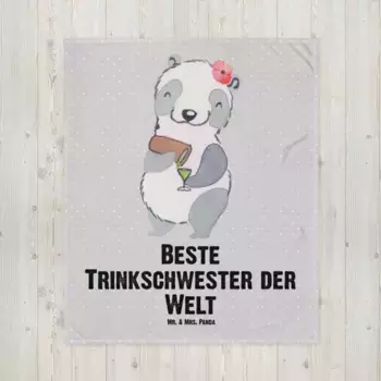 Одеяло Mr. & Mrs. Panda, серый