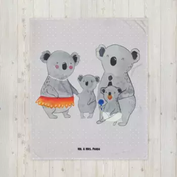 Одеяло Mr. & Mrs. Panda, серый