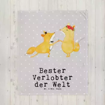 Одеяло Mr. & Mrs. Panda, серый