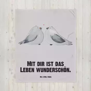 Одеяло Mr. & Mrs. Panda, серый