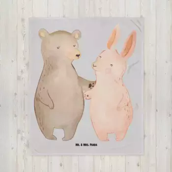 Одеяло Mr. & Mrs. Panda, серый