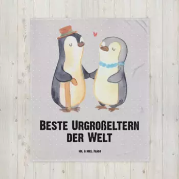 Одеяло Mr. & Mrs. Panda, серый