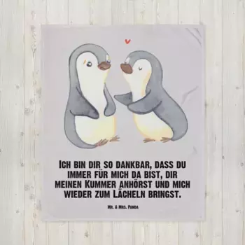 Одеяло Mr. & Mrs. Panda, серый