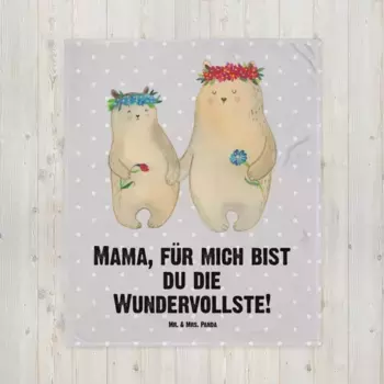 Одеяло Mr. & Mrs. Panda, серый