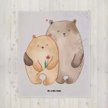 Одеяло Mr. & Mrs. Panda, серый