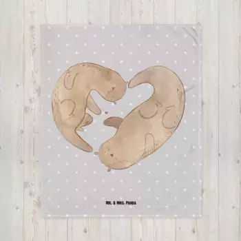 Одеяло Mr. & Mrs. Panda, серый