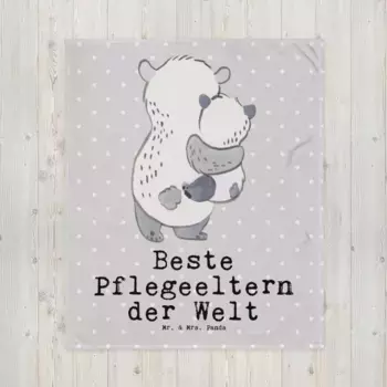 Одеяло Mr. & Mrs. Panda, серый