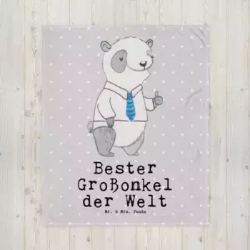 Одеяло Mr. & Mrs. Panda, серый