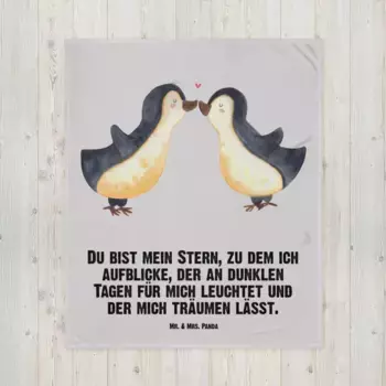 Одеяло Mr. & Mrs. Panda, серый