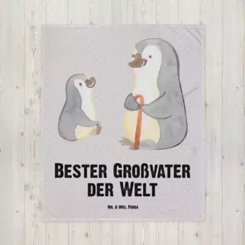 Одеяло Mr. & Mrs. Panda, серый