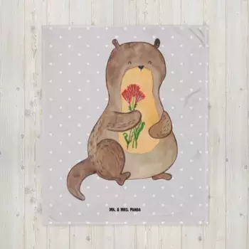 Одеяло Mr. & Mrs. Panda, серый