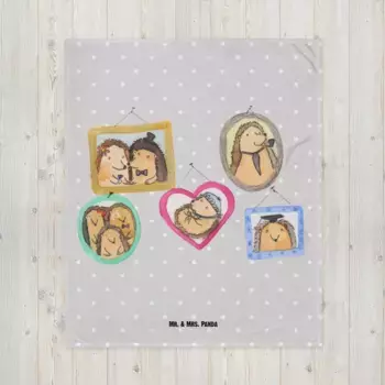 Одеяло Mr. & Mrs. Panda, серый