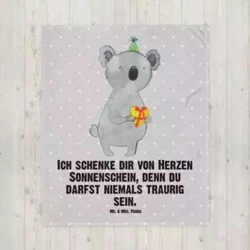 Одеяло Mr. & Mrs. Panda, серый