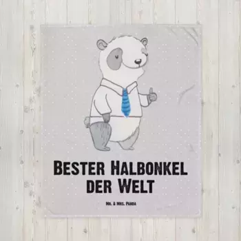 Одеяло Mr. & Mrs. Panda, серый