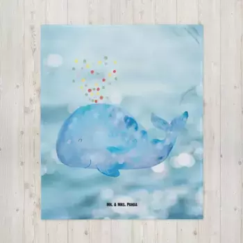 Одеяло Mr. & Mrs. Panda, синий