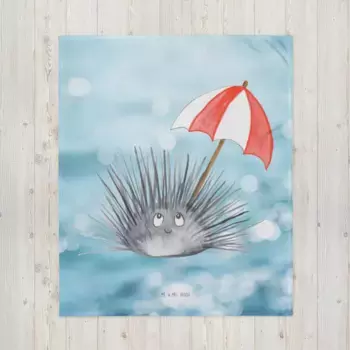 Одеяло Mr. & Mrs. Panda, синий