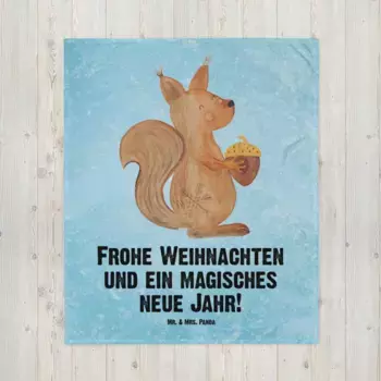 Одеяло Mr. & Mrs. Panda, синий