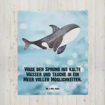 Одеяло Mr. & Mrs. Panda, синий