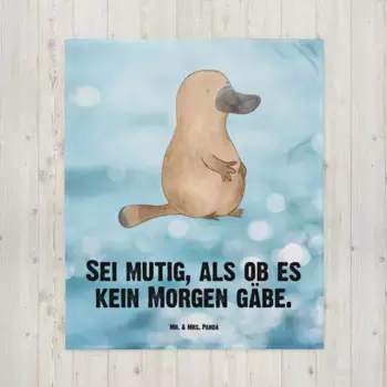 Одеяло Mr. & Mrs. Panda, синий