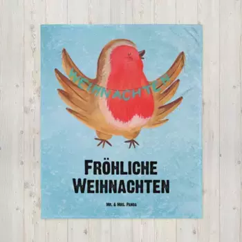 Одеяло Mr. & Mrs. Panda, синий