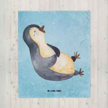 Одеяло Mr. & Mrs. Panda, синий