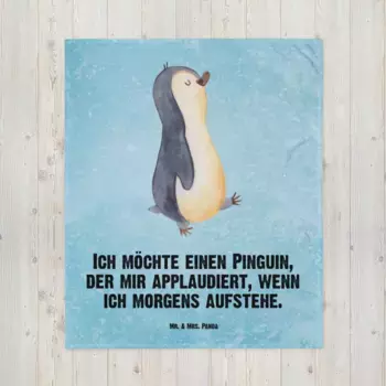 Одеяло Mr. & Mrs. Panda, синий