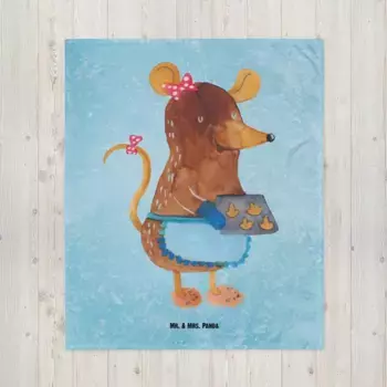 Одеяло Mr. & Mrs. Panda, синий