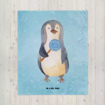 Одеяло Mr. & Mrs. Panda, синий