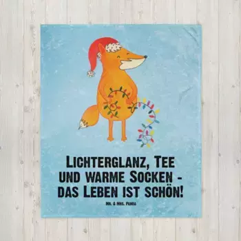 Одеяло Mr. & Mrs. Panda, синий