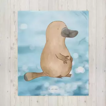 Одеяло Mr. & Mrs. Panda, синий