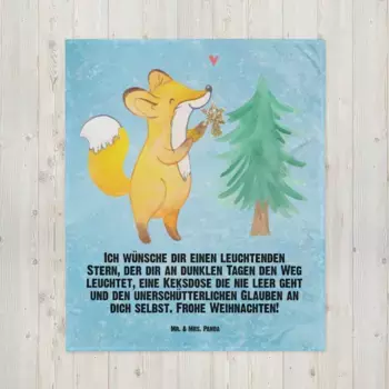 Одеяло Mr. & Mrs. Panda, синий