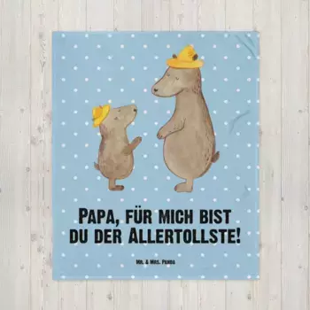 Одеяло Mr. & Mrs. Panda, синий