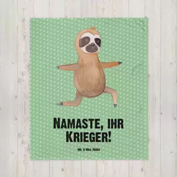 Одеяло Mr. & Mrs. Panda, зеленый