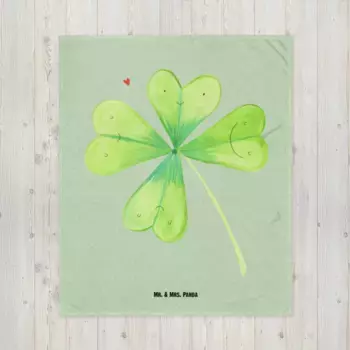 Одеяло Mr. & Mrs. Panda, зеленый