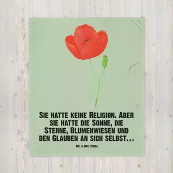 Одеяло Mr. & Mrs. Panda, зеленый