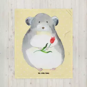 Одеяло Mr. & Mrs. Panda, желтый