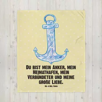 Одеяло Mr. & Mrs. Panda, желтый