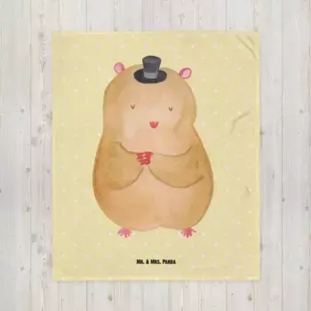 Одеяло Mr. & Mrs. Panda, желтый