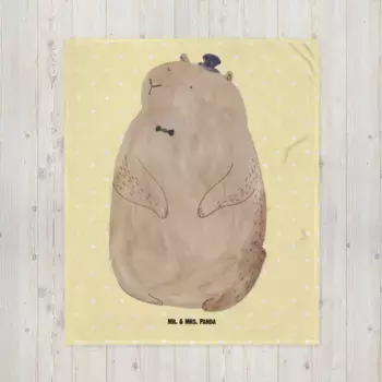 Одеяло Mr. & Mrs. Panda, желтый