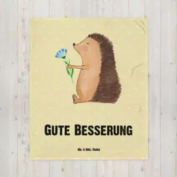 Одеяло Mr. & Mrs. Panda, желтый