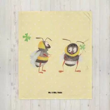 Одеяло Mr. & Mrs. Panda, желтый